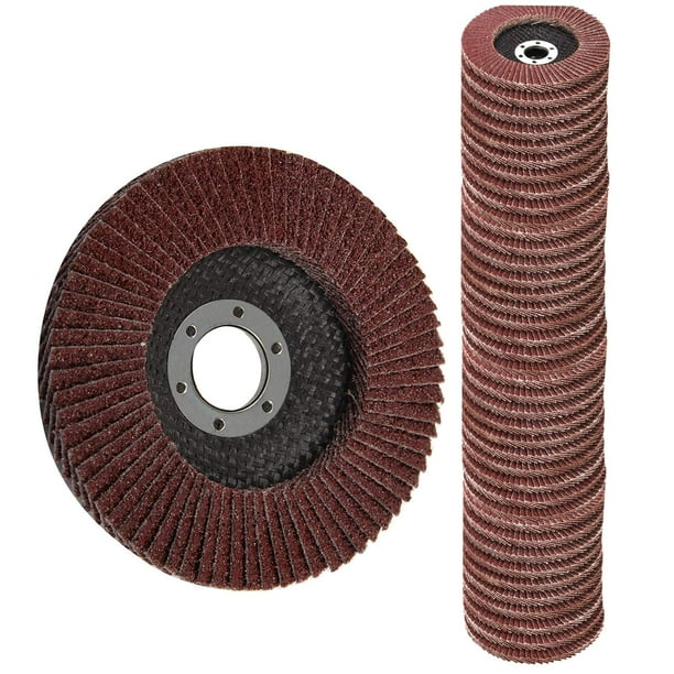 10pcs/Pack ASSORTED GRIT 4-1/2" ANGLE GRINDER SANDING FLAP DISC Kit Tool 10pcs/Pack ASSORTED GRIT 4-1/2" ANGLE GRINDER SANDING FLAP DISC Kit Tool